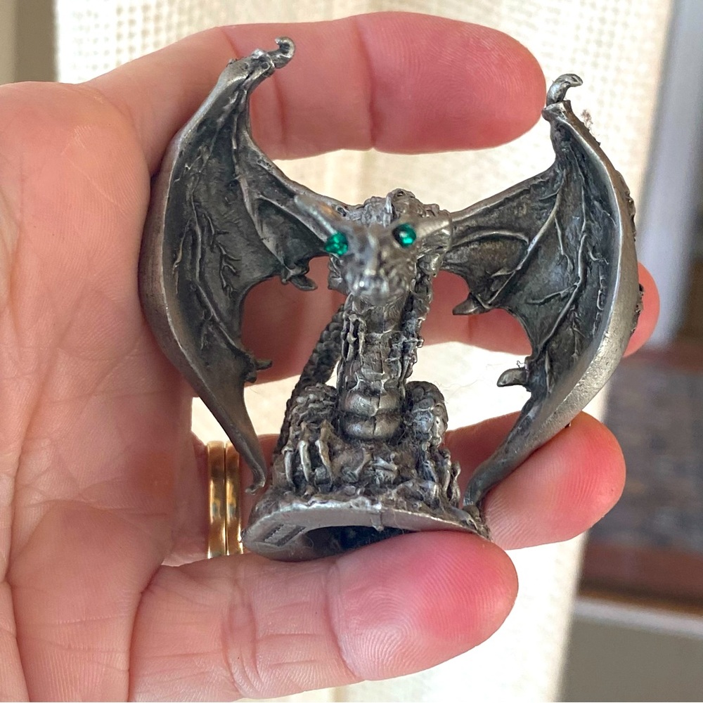 Pewter dragon - Picture 6 of 12
